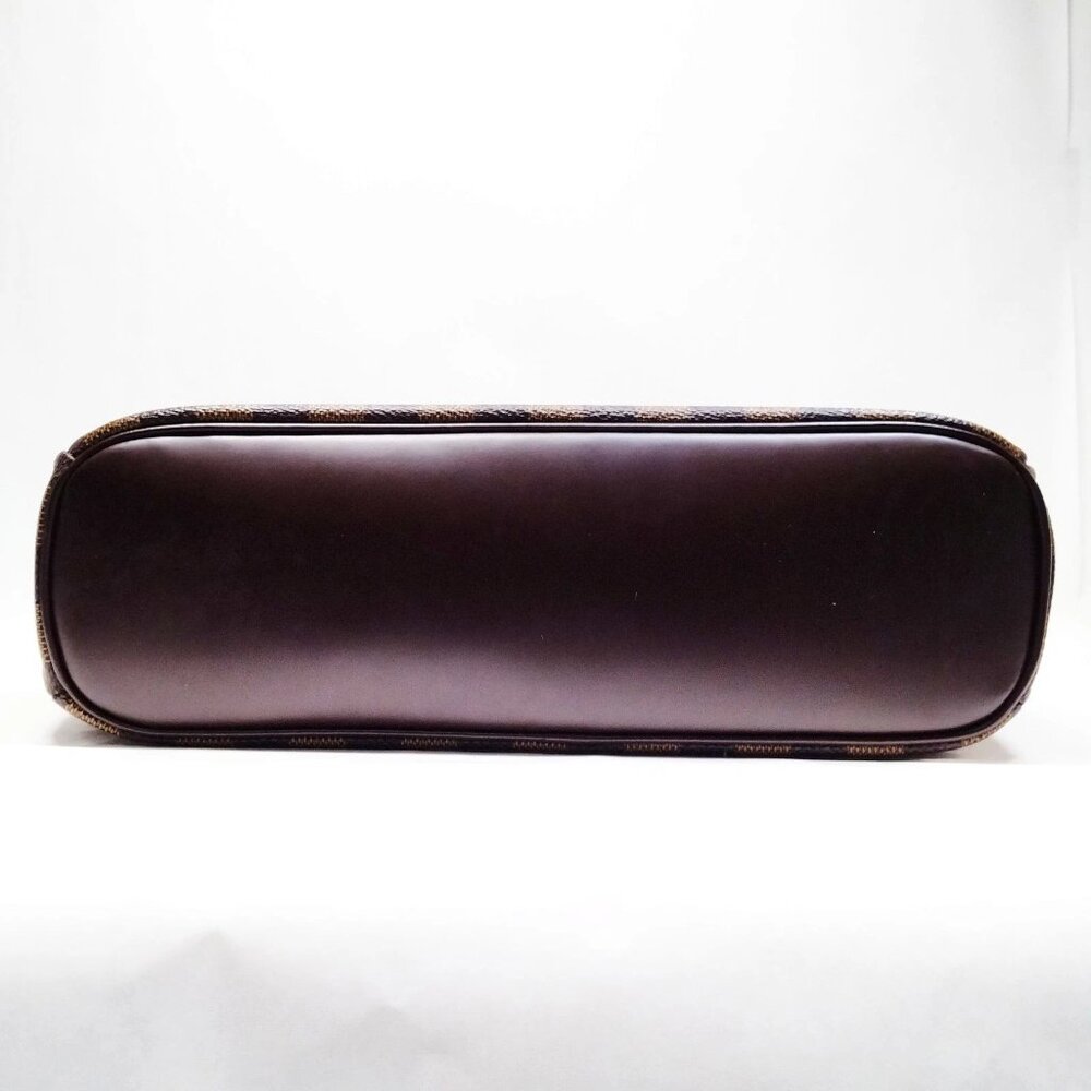 Authentic Louis Vuitton Sarria Damier Ebene Handbag Brown LV Tote Luxury Bag - Picture 8 of 16